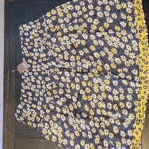 NWT Adorable Cotton Floral J Jill Skirt